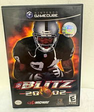 NFL Blitz 2002 (Nintendo GameCube, 2001) Very Good Condition CIB Tested N Works