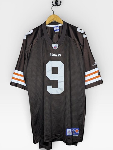 Reebok, Vintage Reebok NFL Cleveland Browns Charlie Frye #9 Football Jersey Mens 2XL