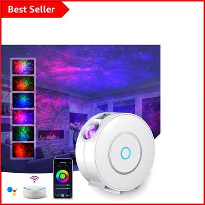 Smart LED Galaxy Projektor mit Sprachsteuerung & WiFi - Perfekt für Kinderzimmer
