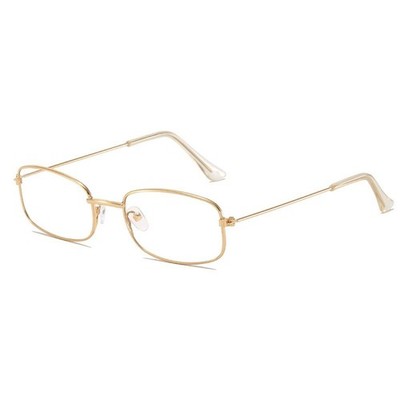Retro eckiges Brillengestell für Damen Herren Maße 12,1 x 5,2 x 3,4 cm