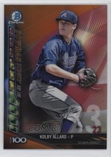 2017 Bowman Chrome Scouts Top 100 Orange Refractor /25 Kolby Allard #BTP-23 0i1b