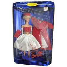 Barbie Silken Flame Blonde Doll Vtg 1997 Repro of 1962 Sealed KB Toys Sticker