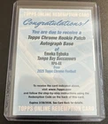 2025 Topps Chrome Emeka Egbuka Rookie Patch Autographs (RAW)