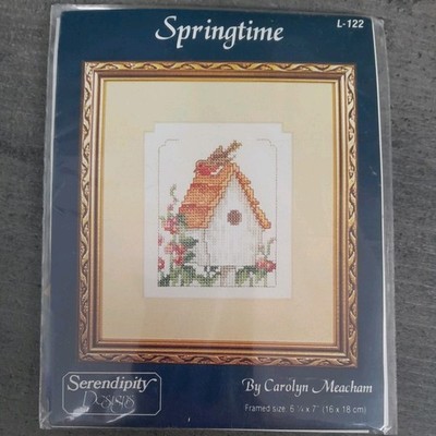 Serendipity Designs kleines Kreuzstich-Set - ''Springtime Kit''