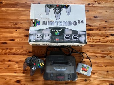 Nintendo 64 Console - Smoke Grey - Funtastic Special Edition Black Clear N64