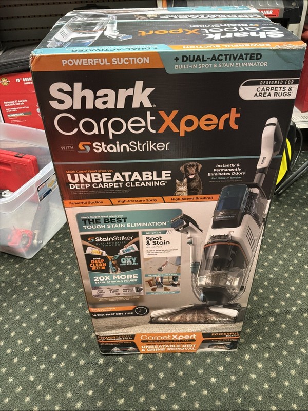 Shark Carpet Xpert With Stainstriker Ex201 Carpet Cleaner New