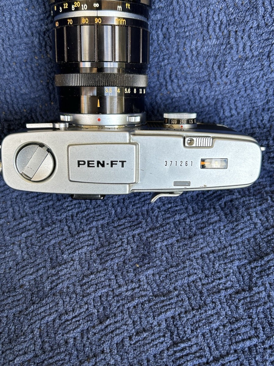 Vintage Olympus Pen F T Half Frame Film Camera Body / Lens Vintage Olympus Pen F T Half Frame Film Camera Body / Lens