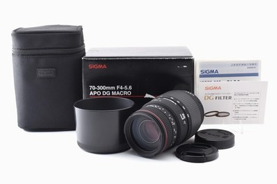 [Almost Unused] Sigma APO DG 70-300mm f/4-5.6 Macro Telephoto Zoom Lens JAPAN