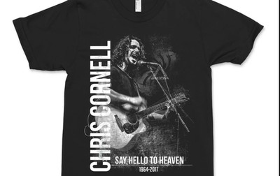 New popular Chris Cornell Tribute singer Black men All size Shirt