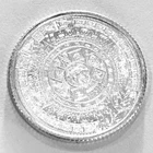 1/10th oz Aztec Calendar .999 Fine Silver Round Bullion Golden State Mint - 28