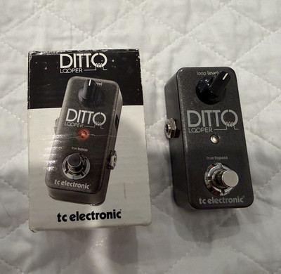 TC Electronic Ditto Looper Pedal for Electric Guitar w/ Box