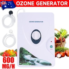 Home Use Ozone Generator Air Purifier Machine Vegetable Fruit Water Cleaner Kit
