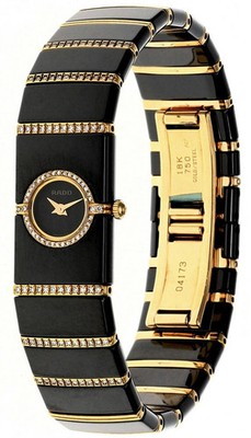 Rado DiaStar Quartz 16.25mm Black High-Tech Ceramic Women's Watch 963.0412.3115