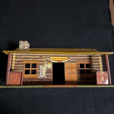 Marx BAR-M-RANCH Tin Log Cabin