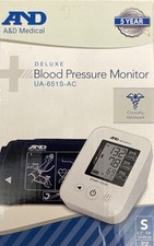 A D Medical Deluxe UA-651S-AC Upper Arm BP Monitor, Small Cuff, 60 Memory