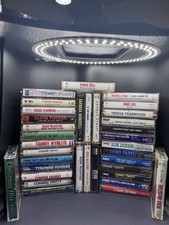 Vintage Country Music Cassette Tapes 70  s 80's 90's Lot Of 35 All With Cases EUC