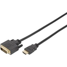 Digitus DB-330300-020-S HDMI / DVI Cavo adattatore Spina HDMI-A, Spina DVI-D 18