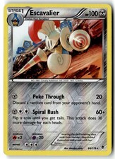 Pokemon Card Escavalier LP XY - Phantom Forces Reverse Holo Rare 64/119