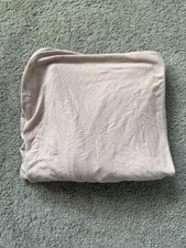 Goumi Nursery Soft Bamboo Organic Cotton Fitted Crib Sheet Peachy Pink