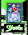 2026 Topps Flagship Drake Maye Auto Green Mojo Chrome /99 #91TC-46