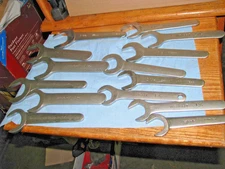 Large Service Wrench Set Check Nut Thin Profile USA Wright Martin 14tools