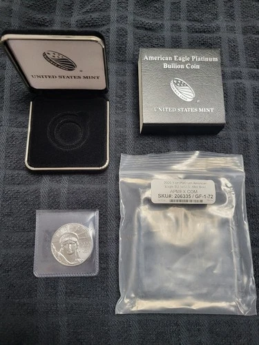 2020 American Platinum Eagle — photo from the most recent tracked eBay sale