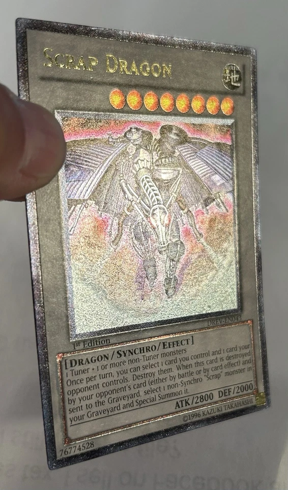 Yu-gi-oh! Scrap Dragon DREV-EN043 Ultimate Rare 1st Edition - LP - Image 3 of 4