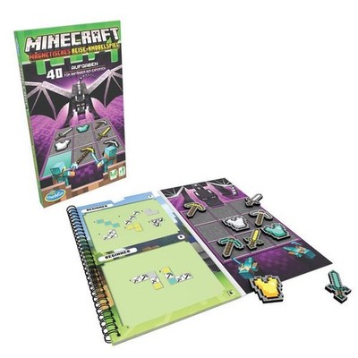 ThinkFun Minecraft: Das Magnetische-Reisespiel - Logikspiel ab 8 Jahre Das ma...