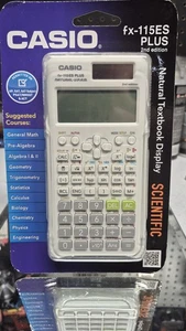 CASIO FX-115ES PLUS Scientifique 2nd Edition Calculatrice Livre de texte naturel SEALED