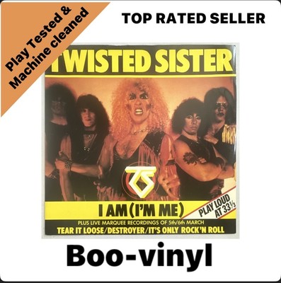 Twisted Sister, I Am (I'm Me) 1983 12'' Atlantic A9854T VG+ / VG+