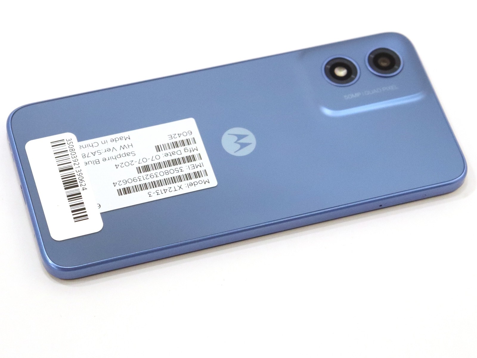 Motorola XT2413-3 64GB Sapphire Blue Smartphone AT&T - Excellent Refurbished