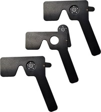 3 Pack Ophthalmic 14-Pinhole Eye Occluder for Vision Test, Portable Handheld...