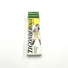 Vintage Dixon Ticonderoga 1388 No. 2 Soft Pencils 12 New In Box Made In USA