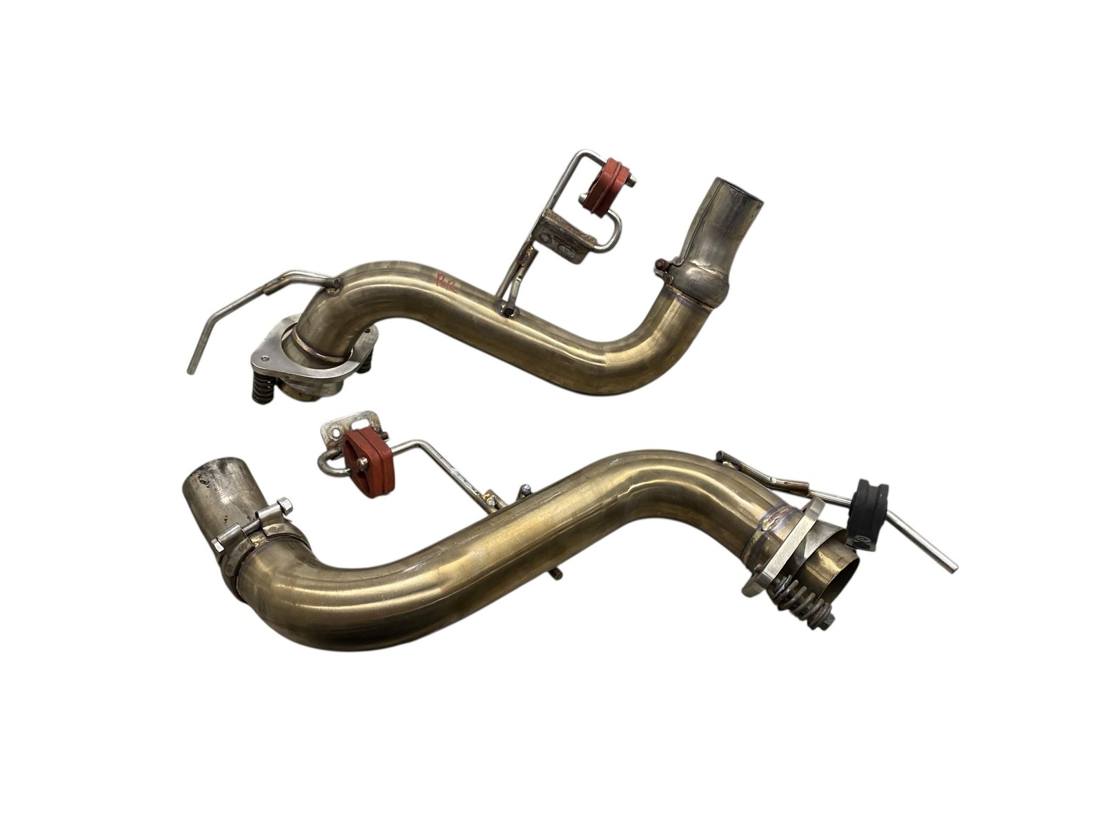 2009 Aston Martin Vantage V8 4.7L Left Right Rear Intermediate Exhaust Pipe Set