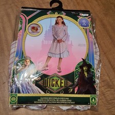 Wicked Glinda Shiz Dress Child Costume Size M 7-8