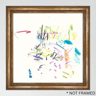 ORIGINAL ART PAINTING 6X6 ABSTRACT ''Confetti 64'' REASOR OOAK HAND MADE COA