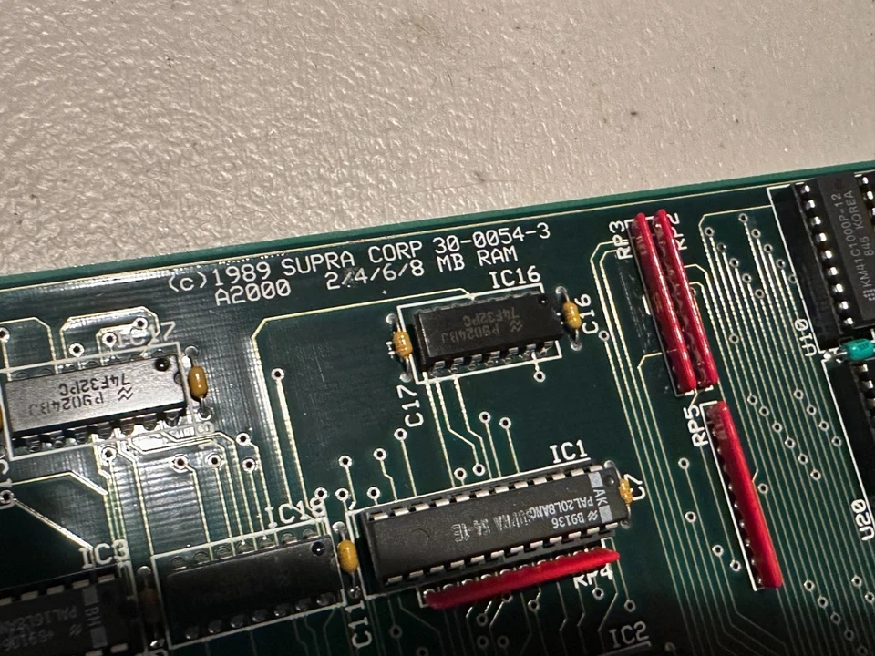 Tarjeta de expansión Supra A2000 30-0054-3 4 MB RAM para Amiga 2000 NO FUNCIONA LEER Foto 4 de 4
