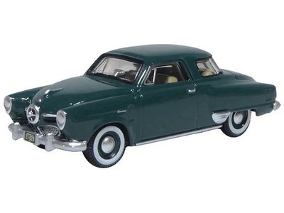 Oxford  1950 Studebaker Champion Starlight Coupe  Aqua Green  1/87  HO  diecast