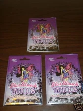 3pks Savvi Star Struck Temporary Tattoos Over50 Tats/Pk