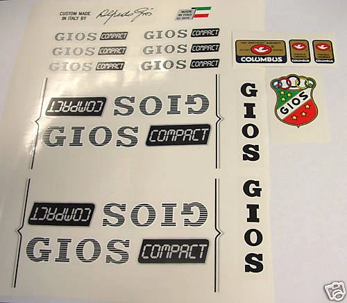 Gios Compact decals for Campagnolo vintage bike resto eBay