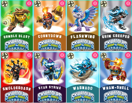 LOT de cartes NFC SKYLANDERS - personnages, véhicules, pièges et plus - Photo 13/32