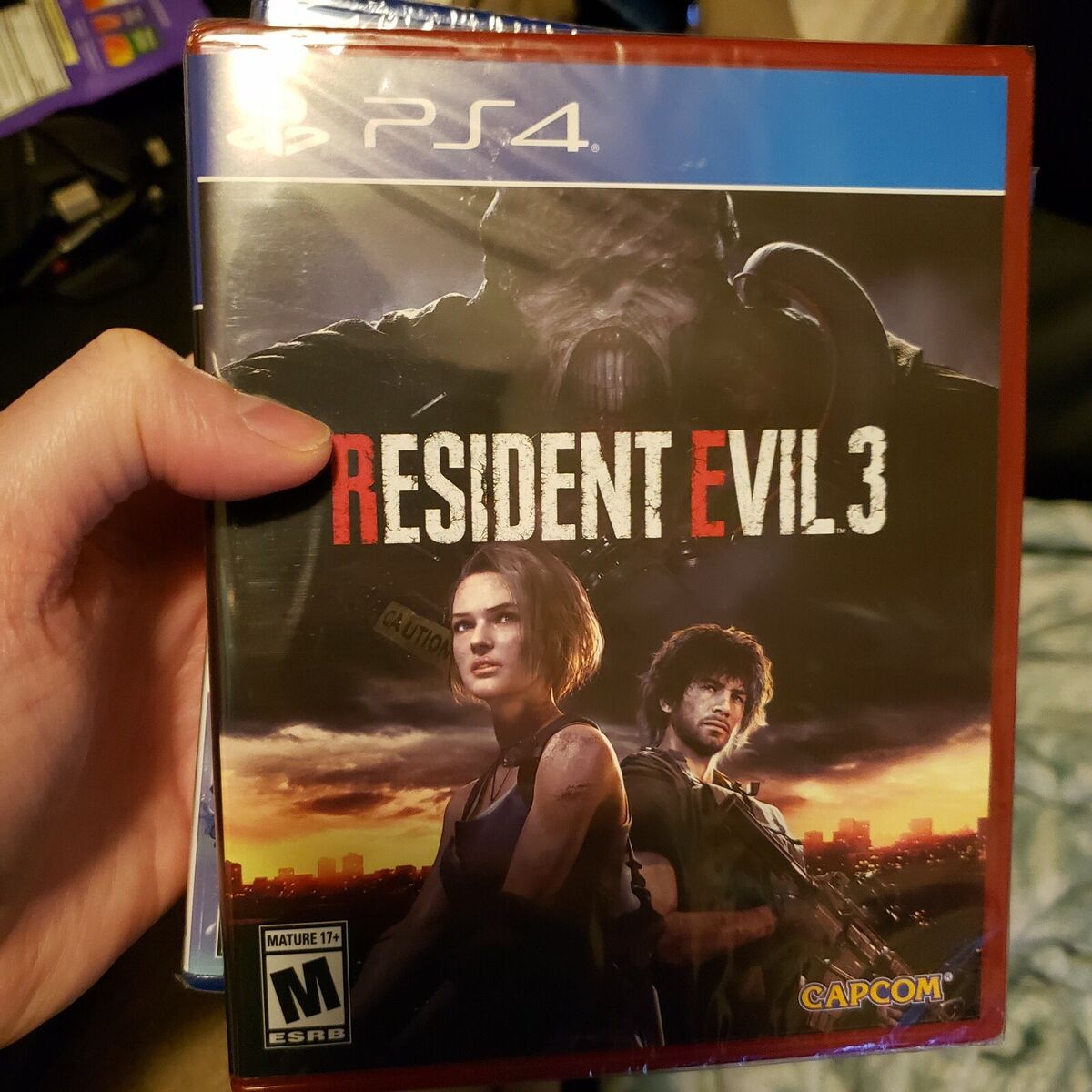 Resident Evil 3 Remake Sony PlayStation 4 PS4 Factory Error Sealed Red Case  RARE 13388560646