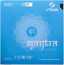 STIGA Table Tennis Rubber Inverted Soft Mantra Control Black Medium 1712180118