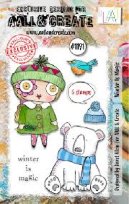 AALL AND CREATE - CLEAR ACRYLIC STAMPS  - WINTER IS MAGIC