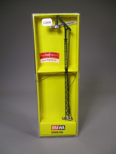 LQ938 BRAWA 5509 Train Ho 1/87 1:87 Mât treillis 1 ampoule 150 mm | Zustand: Occasion