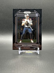 2022 Panini Chronicles Prizm Black Bailey Zappe Rookie New England Patriots