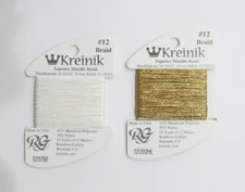 Kreinik Rainbow Gallery Tapestry Braid Metallic Thread Needlepoint Cross-stich
