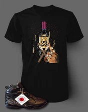 Sneaker Big Tall Tee Shirt To Match J8 Cigar & Champagne Pro Club Shaka Graphic
