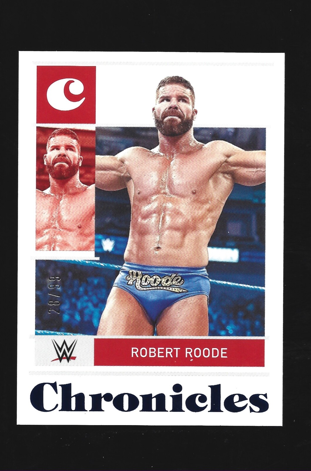 /99 Blue 2022 Panini Chronicles WWE #7 Robert Roode Wrestling NXT TNA AEW
