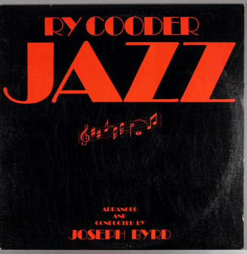 RY COODER Jazz 1978 LP Vinyl Record JAZZ BLUES RAGTIME Album : EX/VG+ BSK 3197
